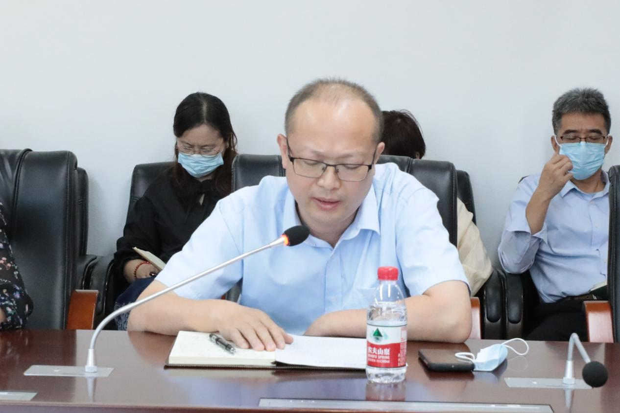 黨委辦公室主任王昭作交流發言